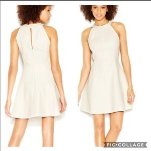 RACHEL Rachel Roy Natural Halter-neck Dress